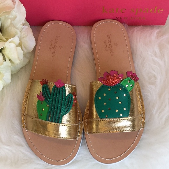 kate spade Shoes - Kate Spade Iguana Slide Sandals NWT